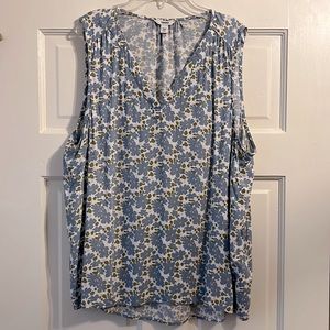 Sonoma V-neck Sleeveless Blouse XXL